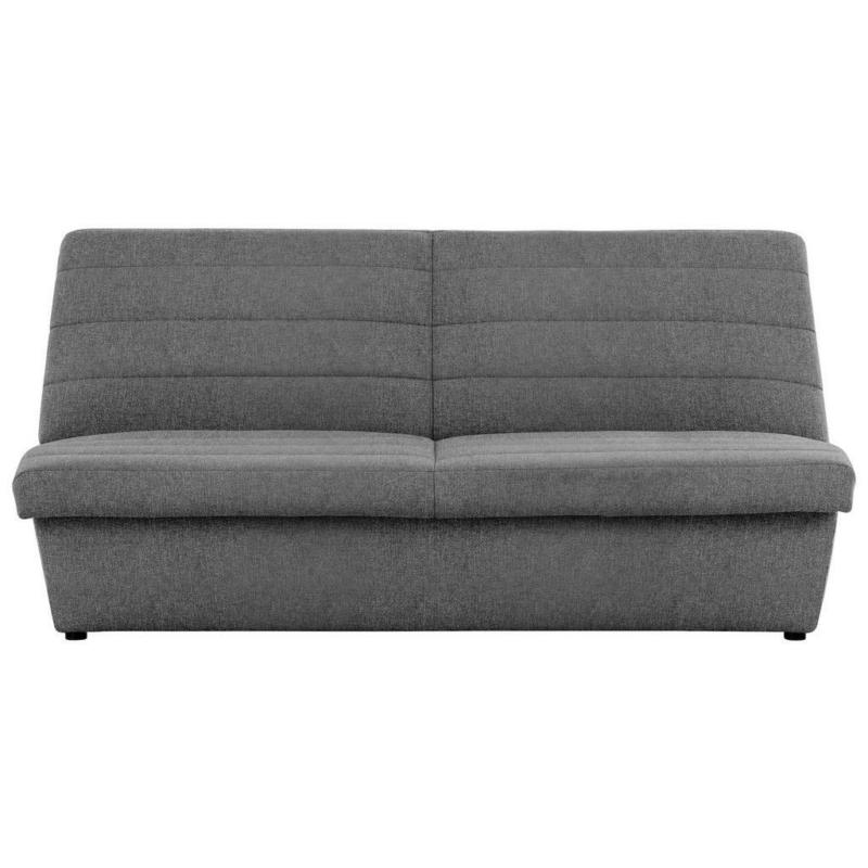 Zweisitzer-Sofa in Webstoff Graubraun