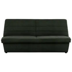 Zweisitzer-Sofa in Webstoff Grün