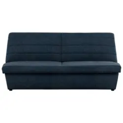 Zweisitzer-Sofa in Webstoff Dunkelblau