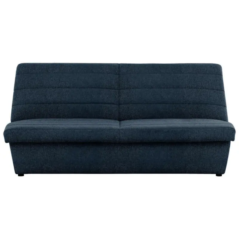 Zweisitzer-Sofa in Webstoff Dunkelblau