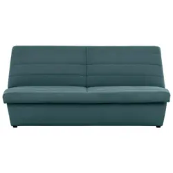 Zweisitzer-Sofa in Webstoff Petrol