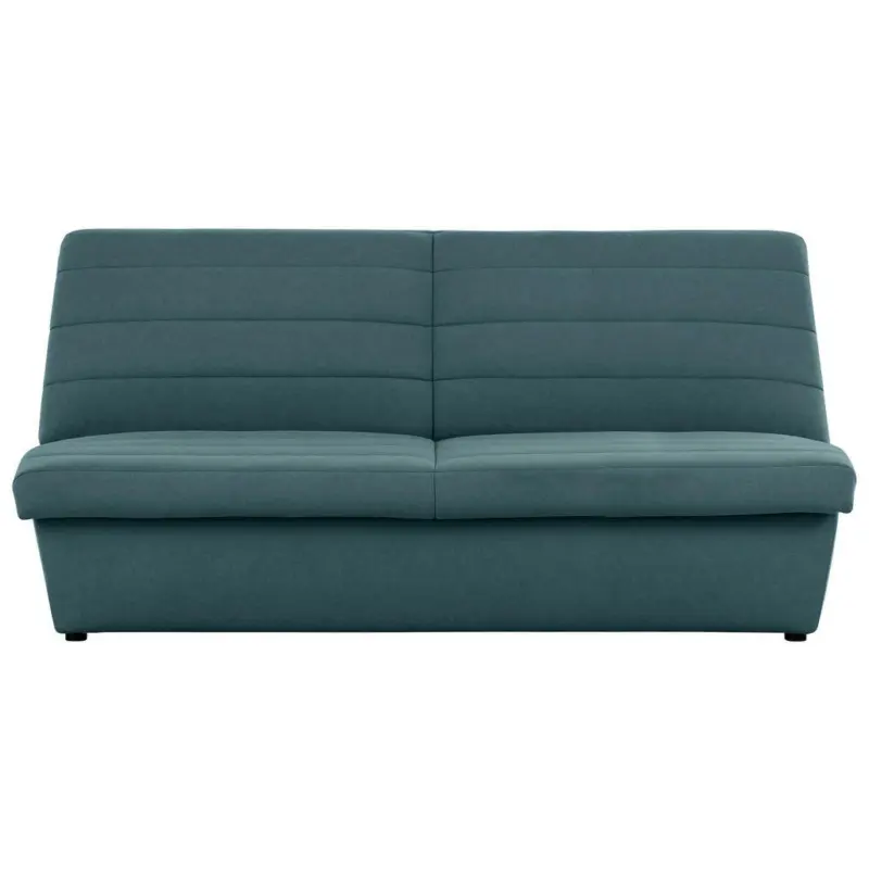Zweisitzer-Sofa in Webstoff Petrol