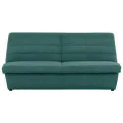 Zweisitzer-Sofa in Webstoff Petrol
