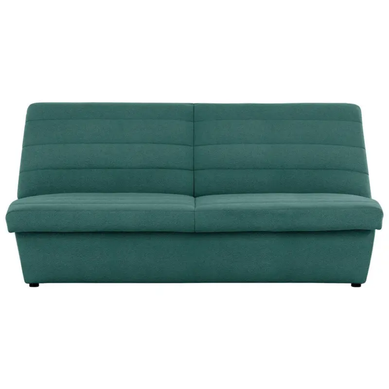 Zweisitzer-Sofa in Webstoff Petrol