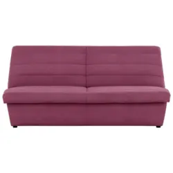 Zweisitzer-Sofa in Webstoff Rosa