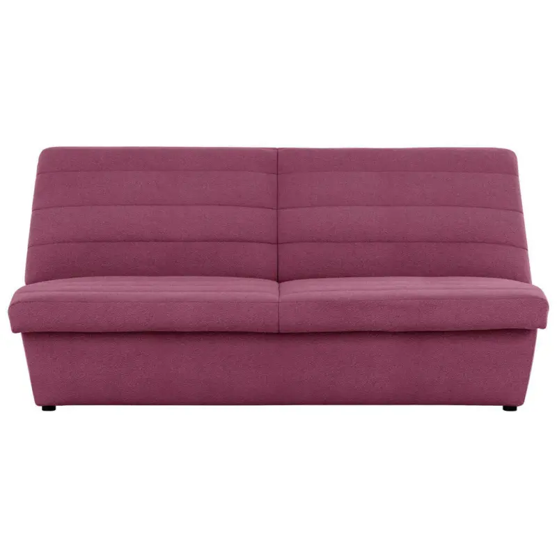 Zweisitzer-Sofa in Webstoff Rosa