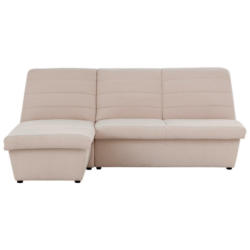 Ecksofa in Webstoff Creme