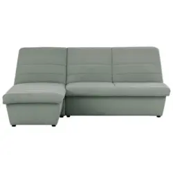Ecksofa in Webstoff Mintgrün