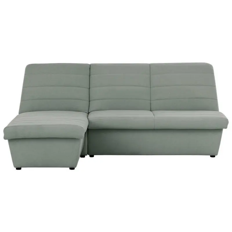 Ecksofa in Webstoff Mintgrün