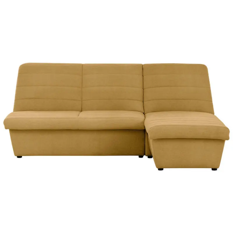Ecksofa in Webstoff Gelb