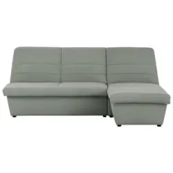 Ecksofa in Webstoff Mintgrün