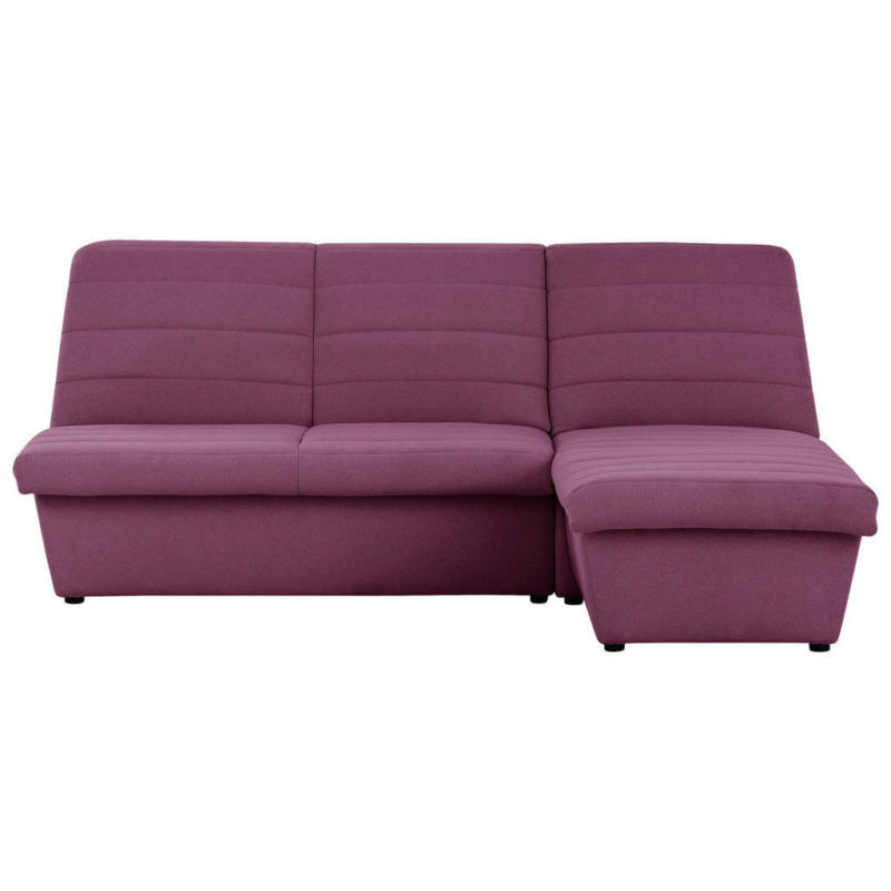 Ecksofa in Webstoff Rosa