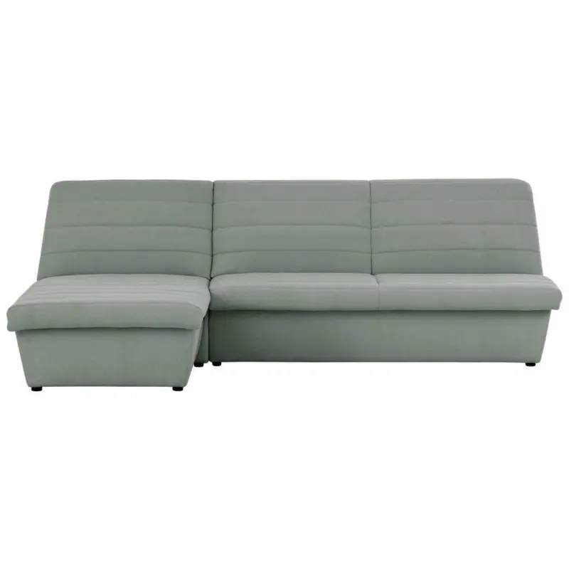 Ecksofa in Webstoff Mintgrün