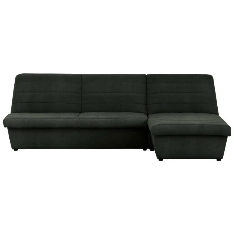 Ecksofa in Webstoff Grün