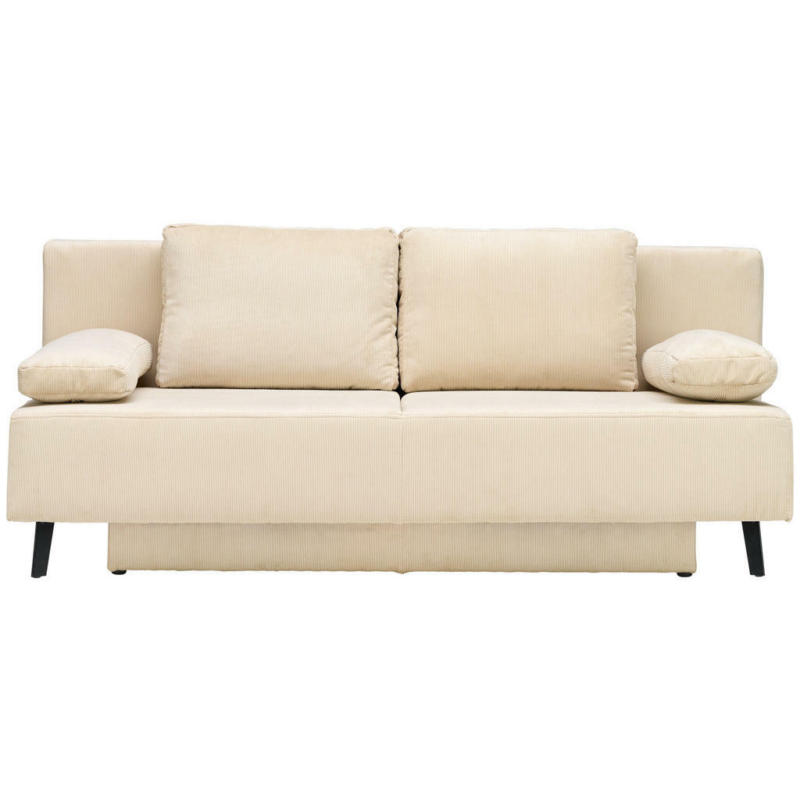 Schlafsofa in Kord Beige