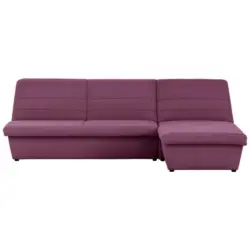 Ecksofa in Webstoff Rosa
