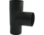 Hornbach Marley Rohrabzweig Kunststoff rund 87 Grad Anthrazitgrau RAL 7016 NW 53/53 mm