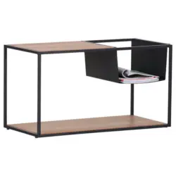 Couchtisch in Holz, Metall 85/40/46 cm