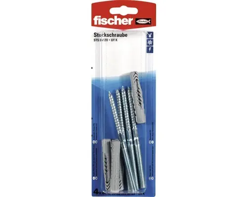 Stockschraube Fischer M8x120 mm mit Universaldübel UX10