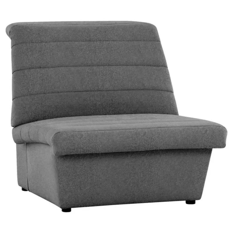 Sessel in Webstoff Graubraun