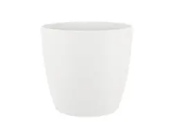 Übertopf elho Brussels Kunststoff Ø 18 cm weiß