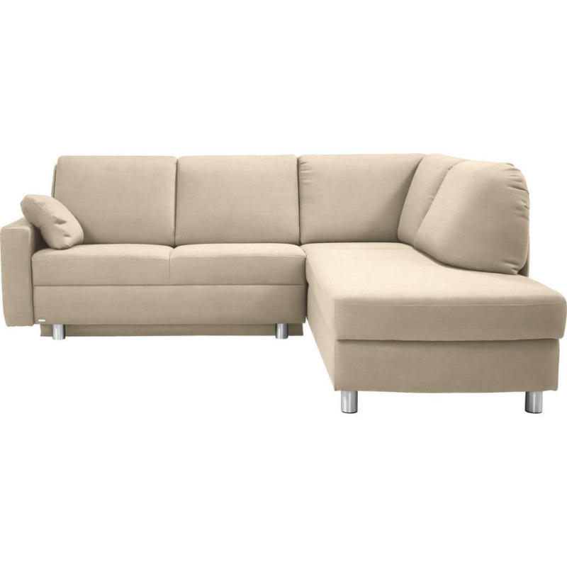 Ecksofa in Chenille Creme