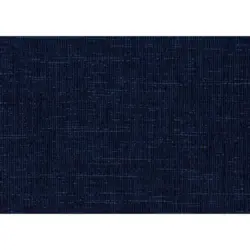 Ecksofa in Chenille Dunkelblau