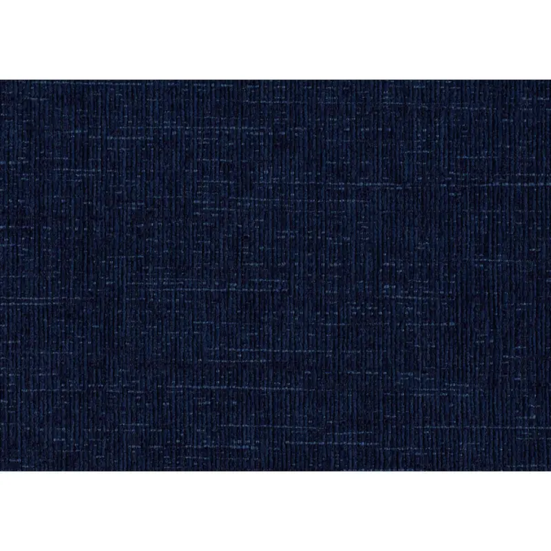 Ecksofa in Chenille Dunkelblau