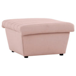 Hocker in Textil Rosa