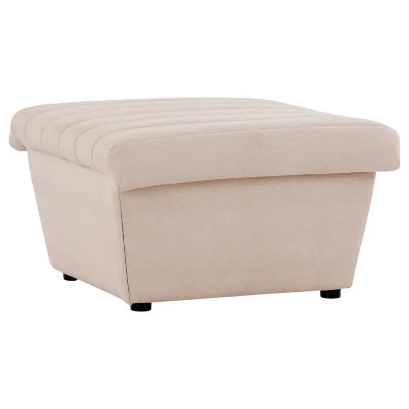 Hocker in Textil Creme