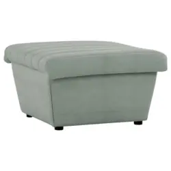 Hocker in Textil Mintgrün