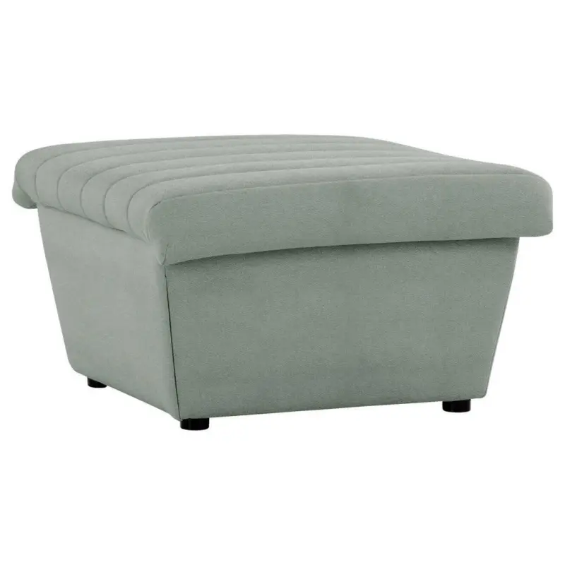 Hocker in Textil Mintgrün