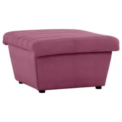 Hocker in Textil Rosa