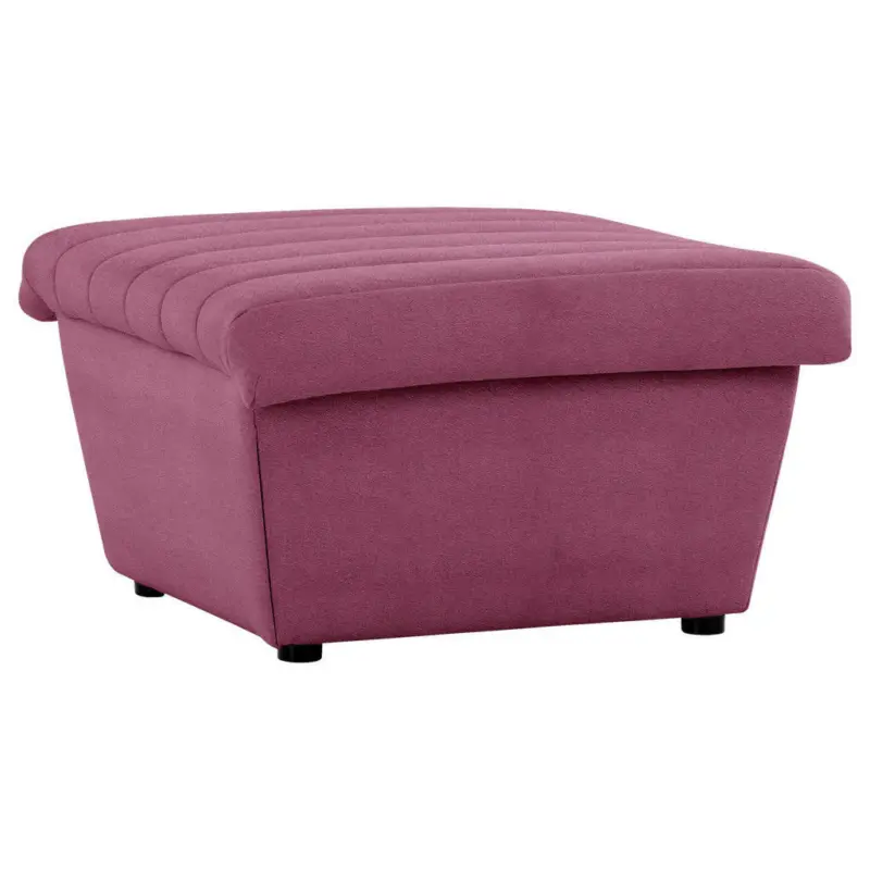 Hocker in Textil Rosa