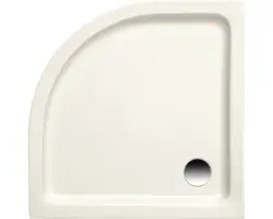 Flache Viertelkreis-Duschwanne Ottofond Monza 90x90x6 cm pergamon
