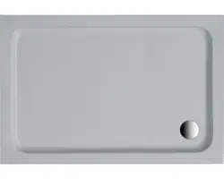 Flache Rechteck-Duschwanne Ottofond Imola 100x80x6 cm manhattan