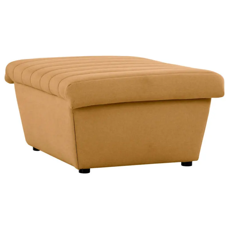 Hocker in Textil Gelb