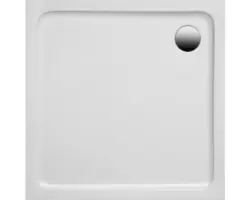 Extraflache Duschwanne Ottofond Mambu 80x80x3 cm weiß