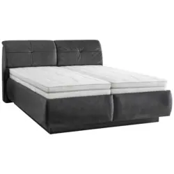 Polsterbett 180/200 cm in Anthrazit
