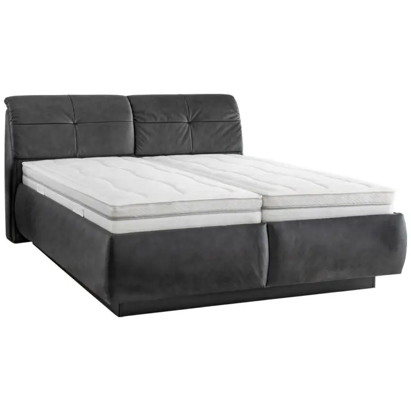 Polsterbett 180/200 cm in Anthrazit
