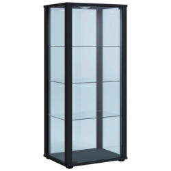 Vitrine in Schwarz