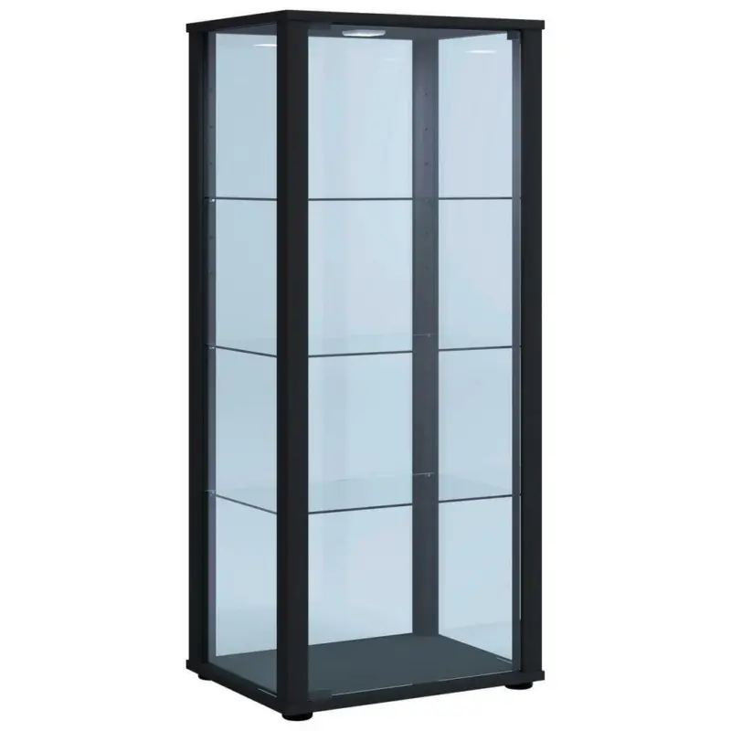 Vitrine in Schwarz