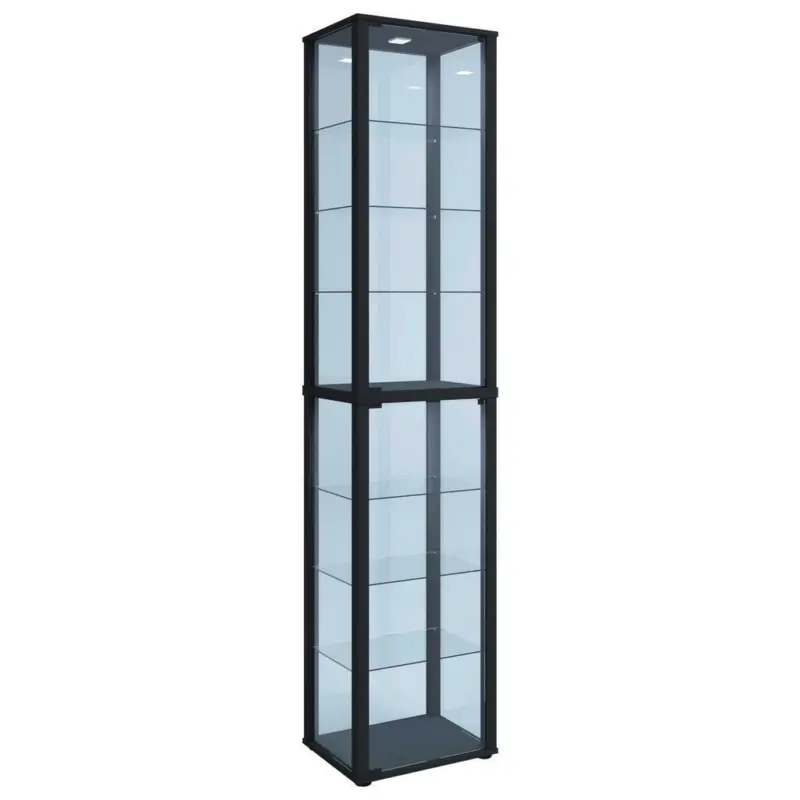 Vitrine in Schwarz
