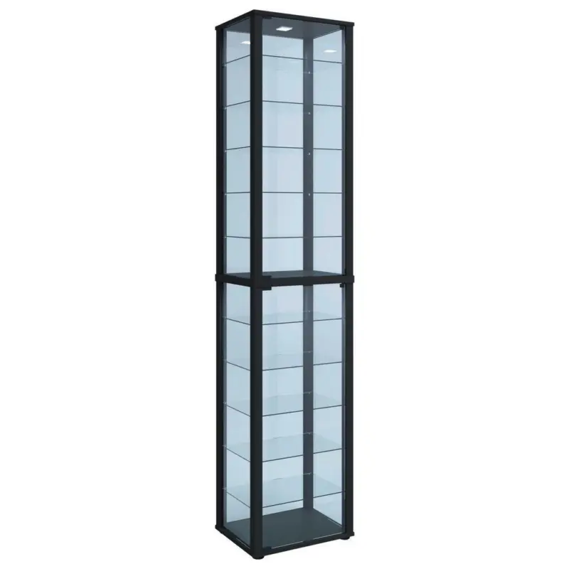Vitrine in Schwarz