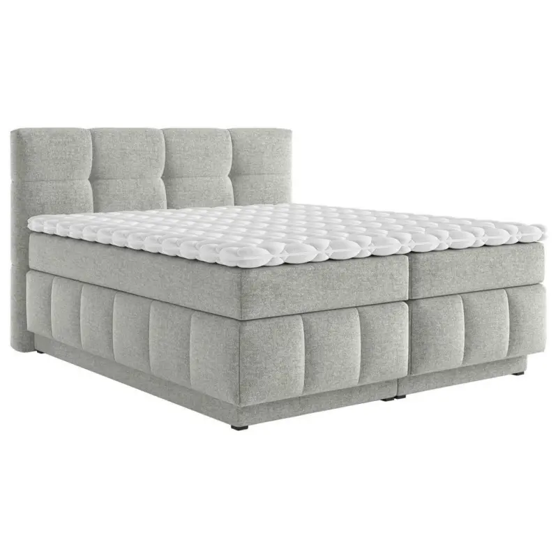 Boxspringbett 160/200 cm in Greige
