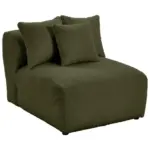XXXLutz Lauterach - Ihr Möbelhaus bei Bregenz Sofaelement in Flachgewebe, Teddystoff Olivgrün