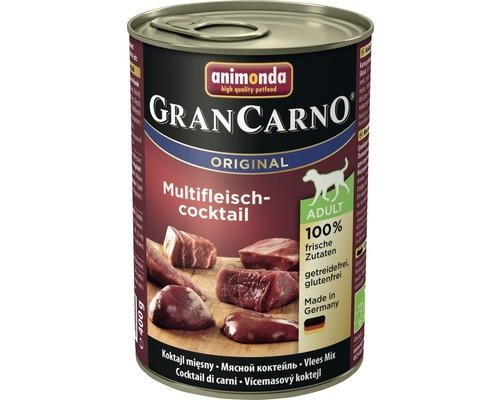 Hundefutter nass animonda Gran Carno Adult Multi-Fleischcocktail 400 g