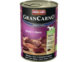 Hundefutter nass ANIMONDA Gran Carno Original Adult Rind und Herz 6x400 g