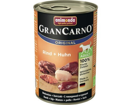 Hundefutter nass animonda Gran Carno Adult Rind & Huhn 400 g