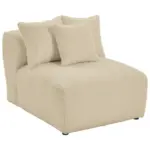 XXXLutz Lauterach - Ihr M&ouml;belhaus bei Bregenz Sofaelement in Flachgewebe, Teddystoff Beige